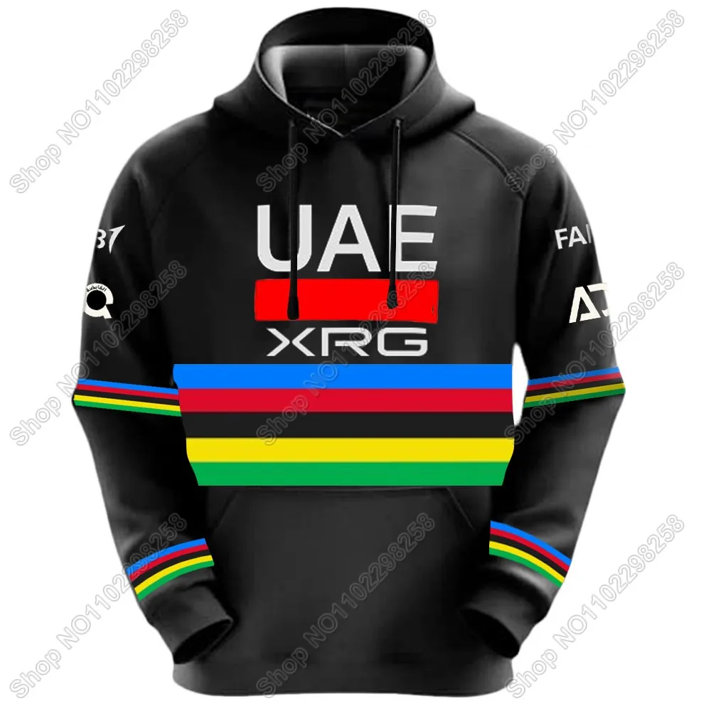 الإمارات العربية المتحدة فريق 2025 الرجال هوديي البلوز بطل العالم الملابس هودي الشارع الشهير بلوزة كاجوال جاكيتات معاطف للجنسين