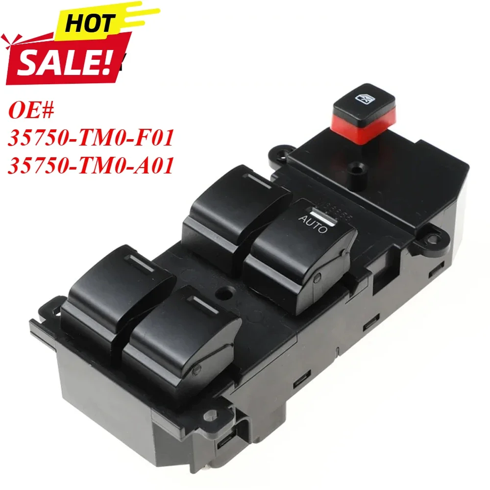 

35750-TM0-F01 35750-TM0-A01 Power Window Master Control Switch for Honda City 2007-2012 35750TM0F01 35750TM0A01