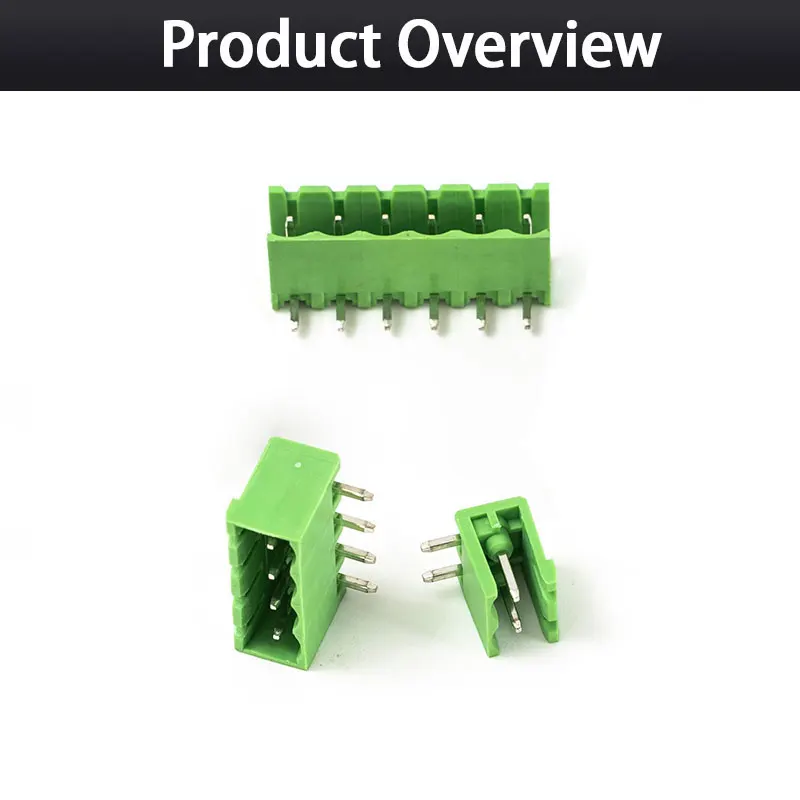 オープンエンド曲がりピン | 高信頼性5.0mm PCBヘッダー 2-16P | 工場直販＆生涯保証 | PA66 + 錫メッキ銅