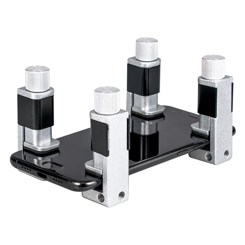 4pcs Adjustable Alloy Clip Fixture Clamp Phone LCD Screen Fixing Fixture Clip Set Metal Fastening Clamp Adjustable Clamp Tools