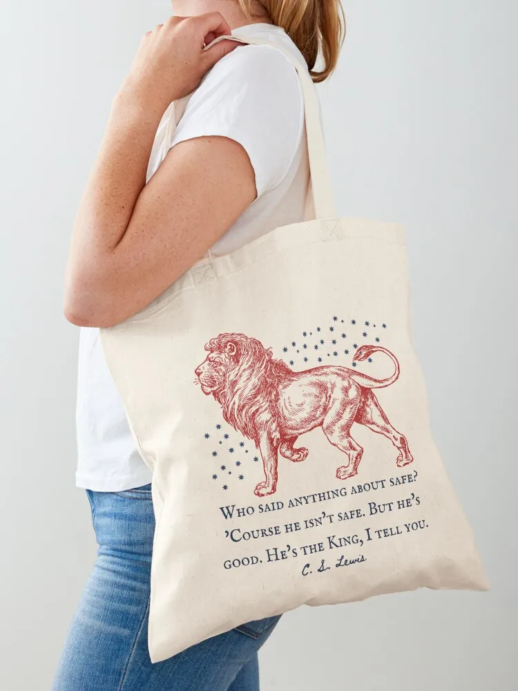

King Aslan Tote Bag shopping bag logo free delivery bags hand bag eco folding