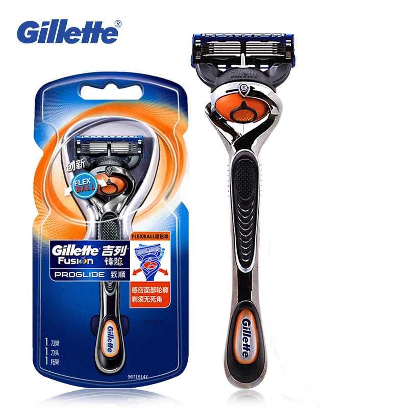 

Настоящая бритва Gillette Fusion Flexball, гладкое бритвенное лезвие для мужчин, безопасная бритва для ухода за лицом