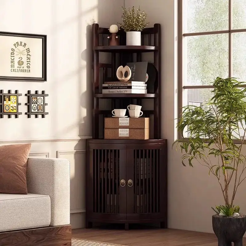 

# Cabinet Hotel Corner Storage Rack Triangular Wall Corner Cabinet Living Room Corner Storage
