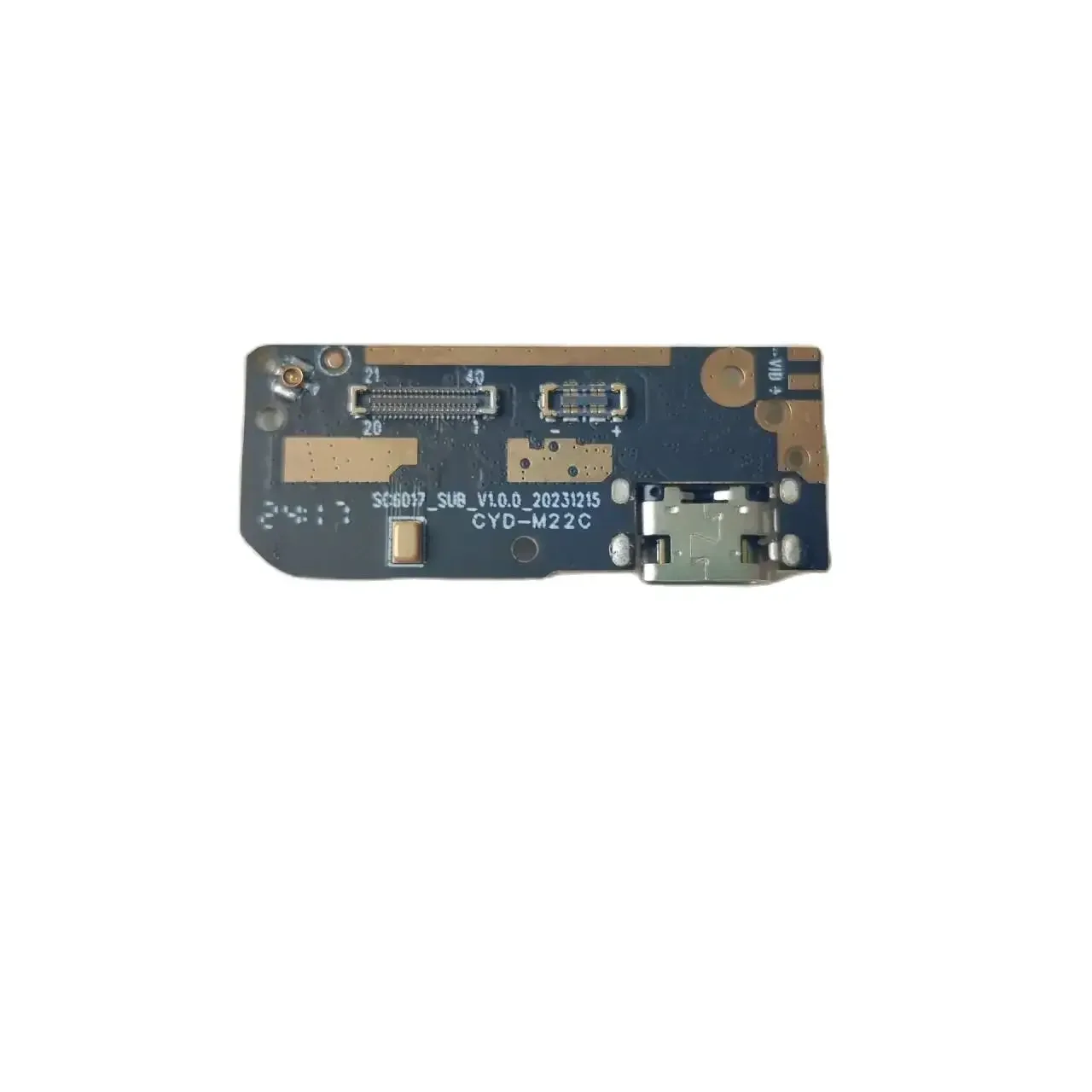 البوب الأصلي ل Doogee S الشرير خلية USB PCB التوصيل تهمة مجلس حوض استبدال لوحة USB مع أجزاء ميكروفون ميكروفون #2