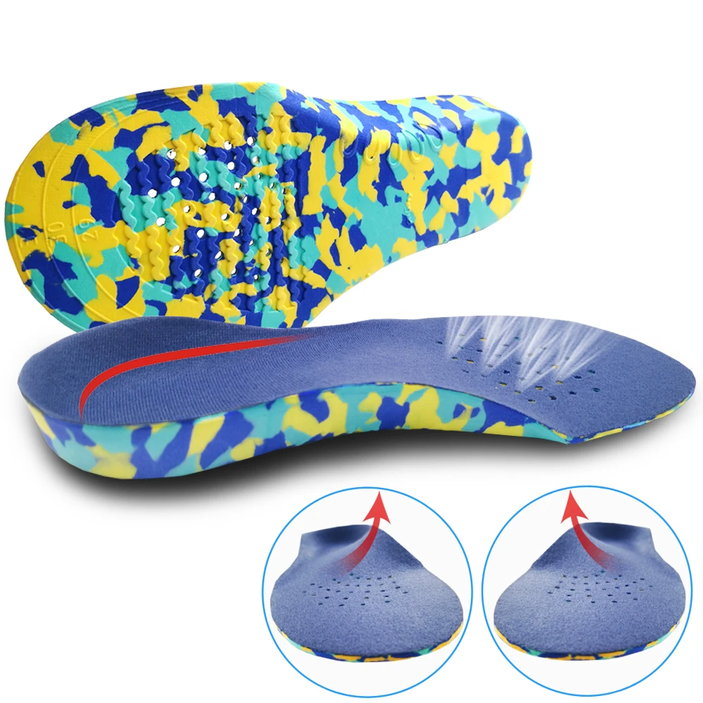 Kids Orthopedic Insoles For Shoes Comfortable Plantar Fasciitis Insoles for Feet Arch Support Shoe Pad Flat Foot Care Shoe Sole