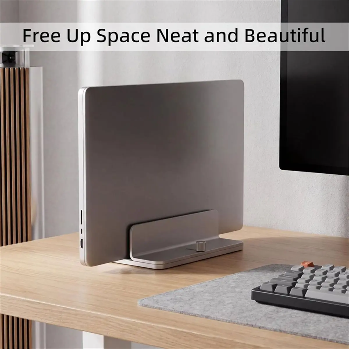 Aluminum Vertical Laptop Stand Holder, Adjustable Dock for Pro Air, , , ,