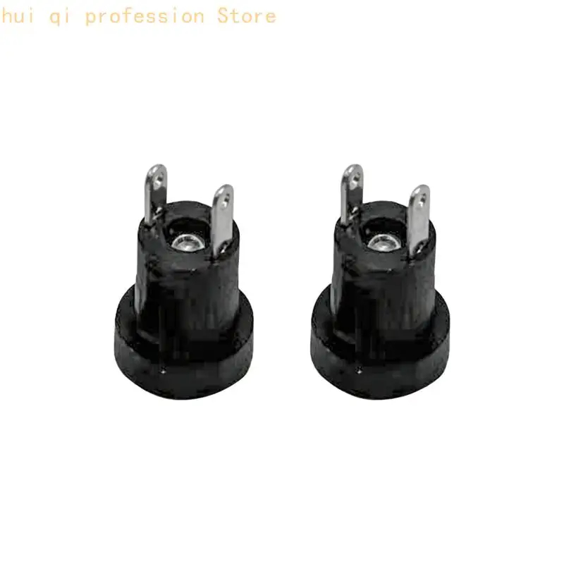 Weibliche Steckdose 5,5 x 2,1 mm, 2-poliges Kunststoffgehäuseteil mit Metallanschlüssen, 500er-Pack für Automobile und – Detail 8