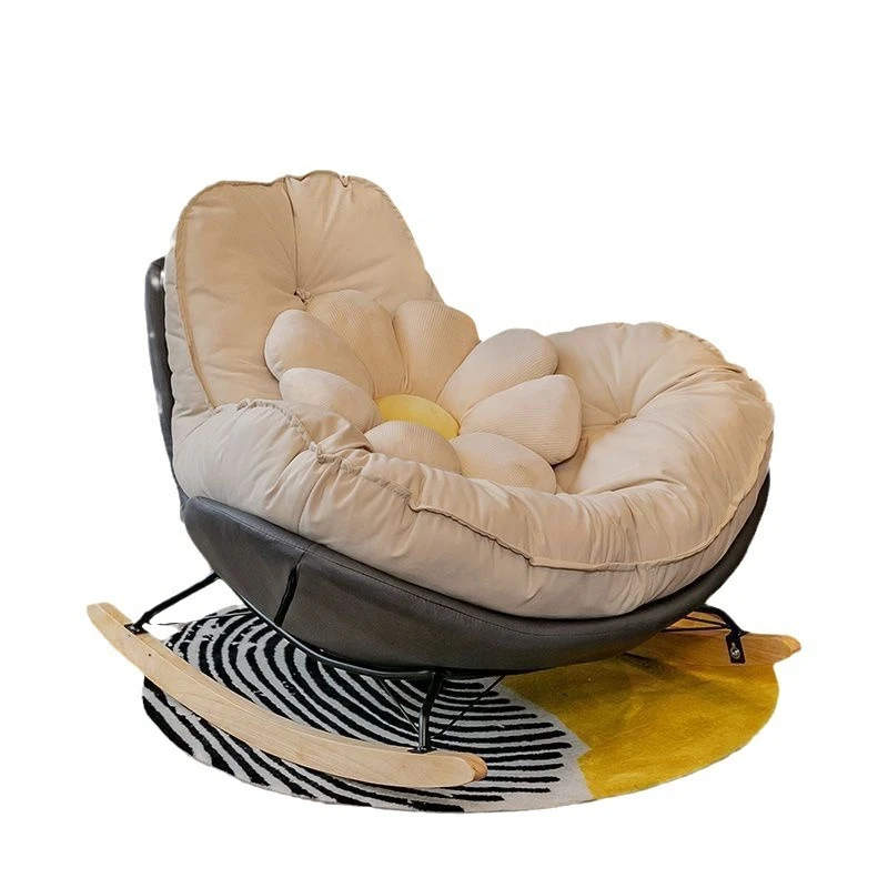 

Rocking chair, penguin living room, modern home balcony leisure chair