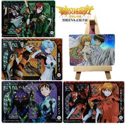 NEON GENESIS EVANGELION DIY Ayanami Rei Asuka Ikari Shinji Akagi Ritsuko Refraction Glitter Collectible Cards Birthday Gifts