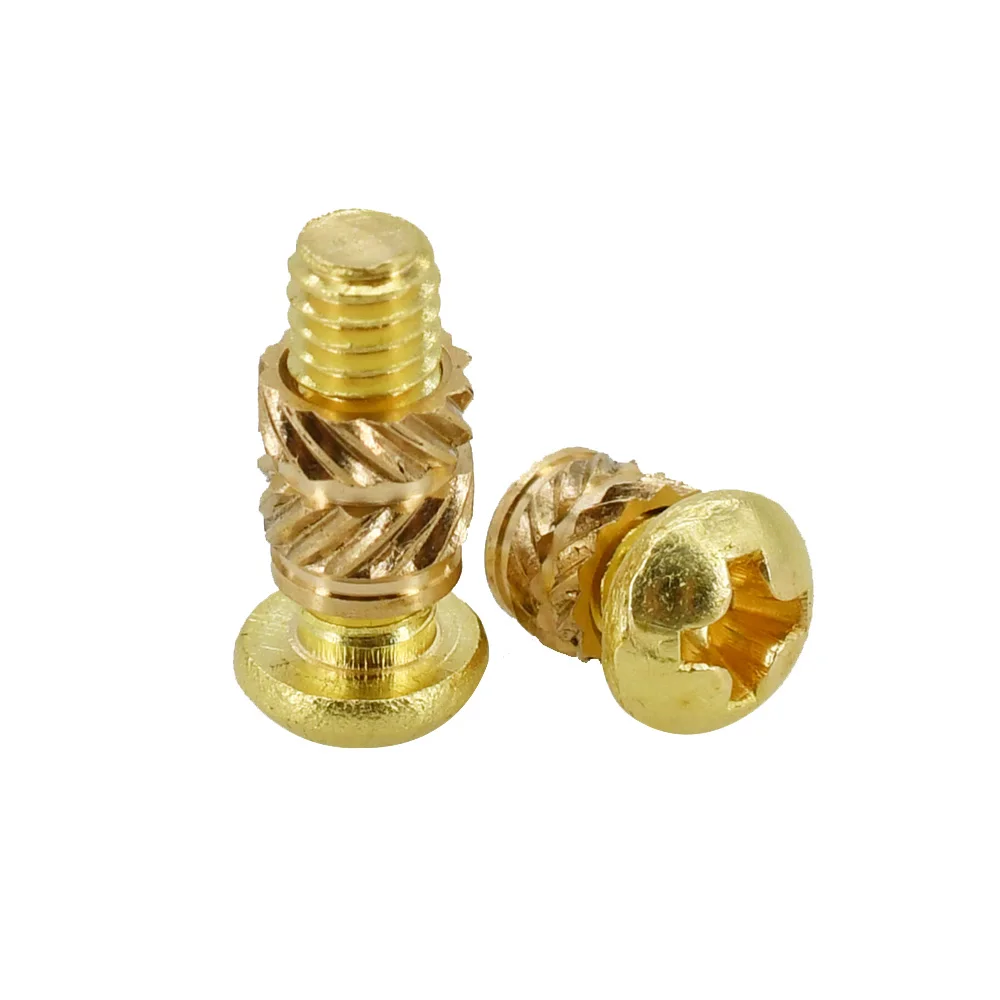 M2 M2.5 M3 M4 M5 M6Threaded Inserts Nut Copper Knurled Hot Melt Insert Nuts Bolt Screw Set Notebook 3D Printer Insertnuts Kits
