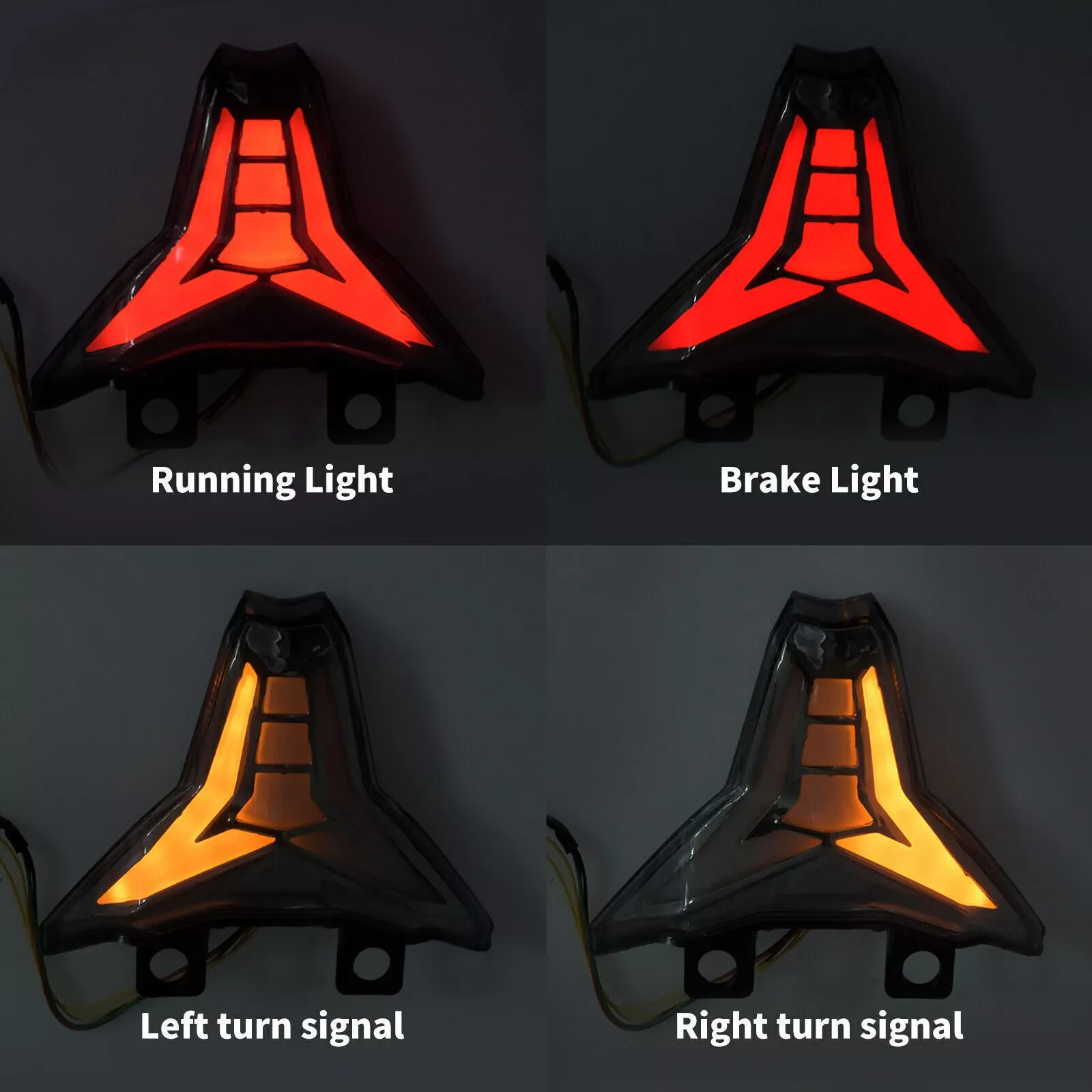 Motorcycle LED Integrated  Tail Brake Light Turn Signal For Kawasaki KAWASAKI Ninja 400 Z400 ZX10R Z1000 ZX6R ZX-6R ZX-10R image 4