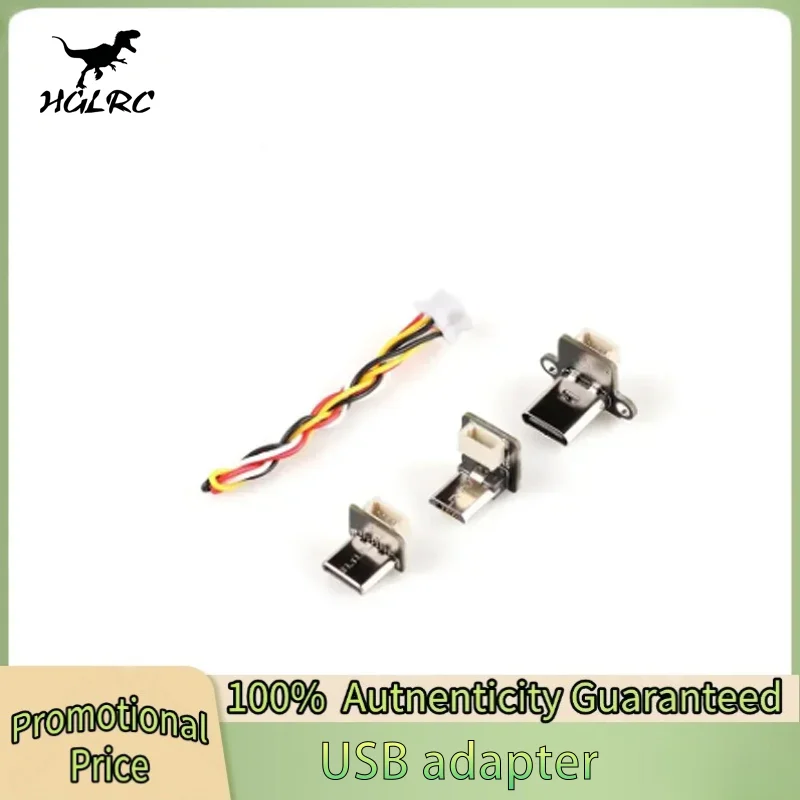 

HGLRC Tuning Adapter USB TYPE-C Transfer Extension Cable Module for FPV F4 F7 Flight Controller DIY Parts