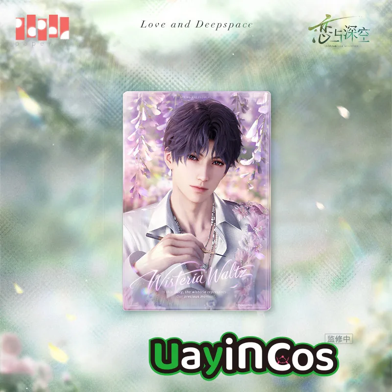 Pre-sale Official Love and Deepspace Rafayel Caleb Sylus Zayne Xavier Acrylic Shikishi Colored Paper Anime Ornaments Game Toy