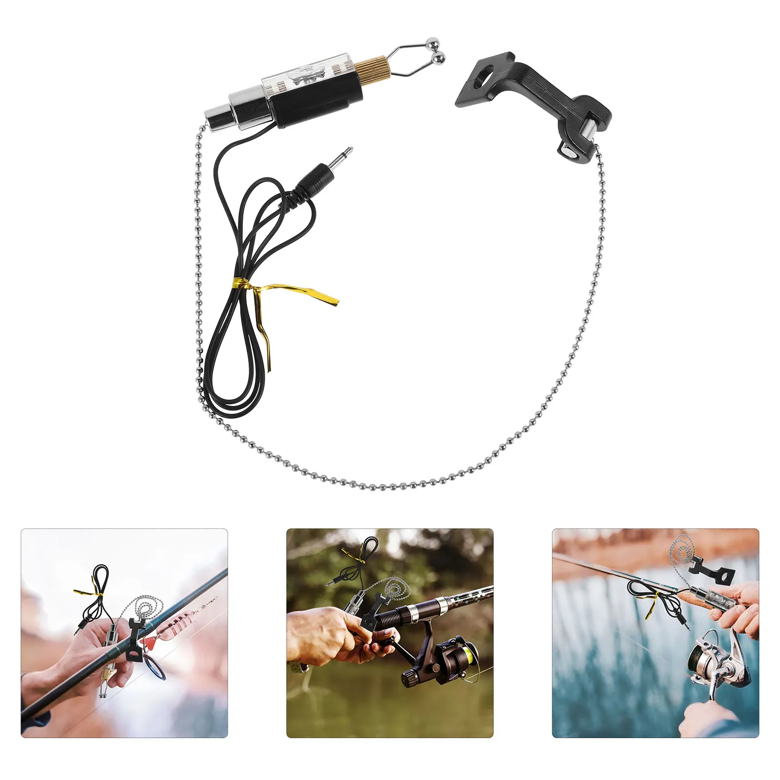 

Glow In The Dark Bite Led Indicator Loud Buzzer Bell For Enhanced Visibility Alarm Indicator Fishing Pole Bells Clamp