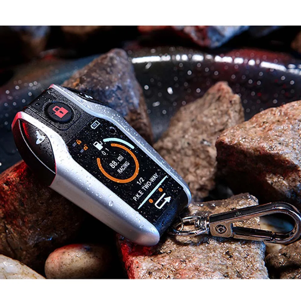 New Two‑Way Motorcycle Anti‑Theft Alarm, Auto Lock Unlock One‑Key Start & Engine Stop Function