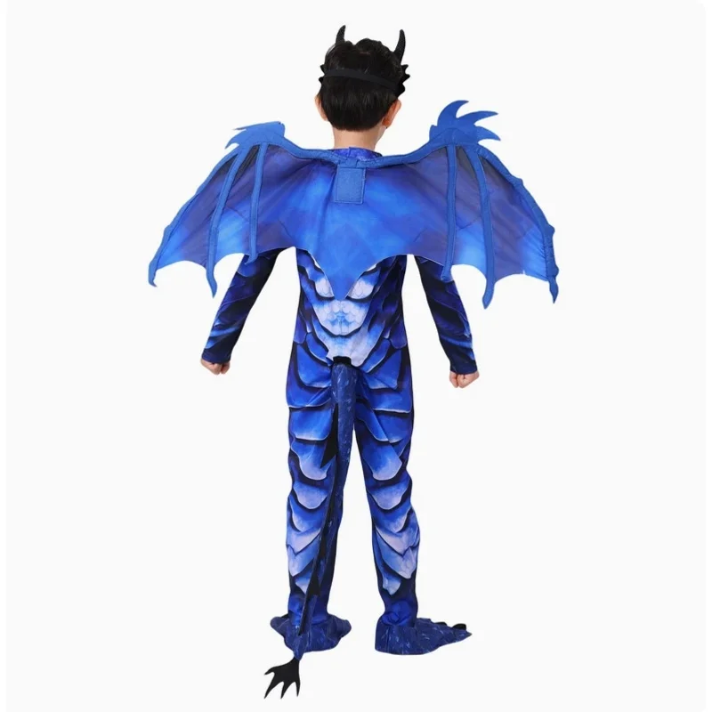 

Хэллоуин Оптовая Маскарад Карнавальная Вечеринка Детский Костюм Крылья Хвост Маска Набор Мороз Дракон Рыцарь dt'99