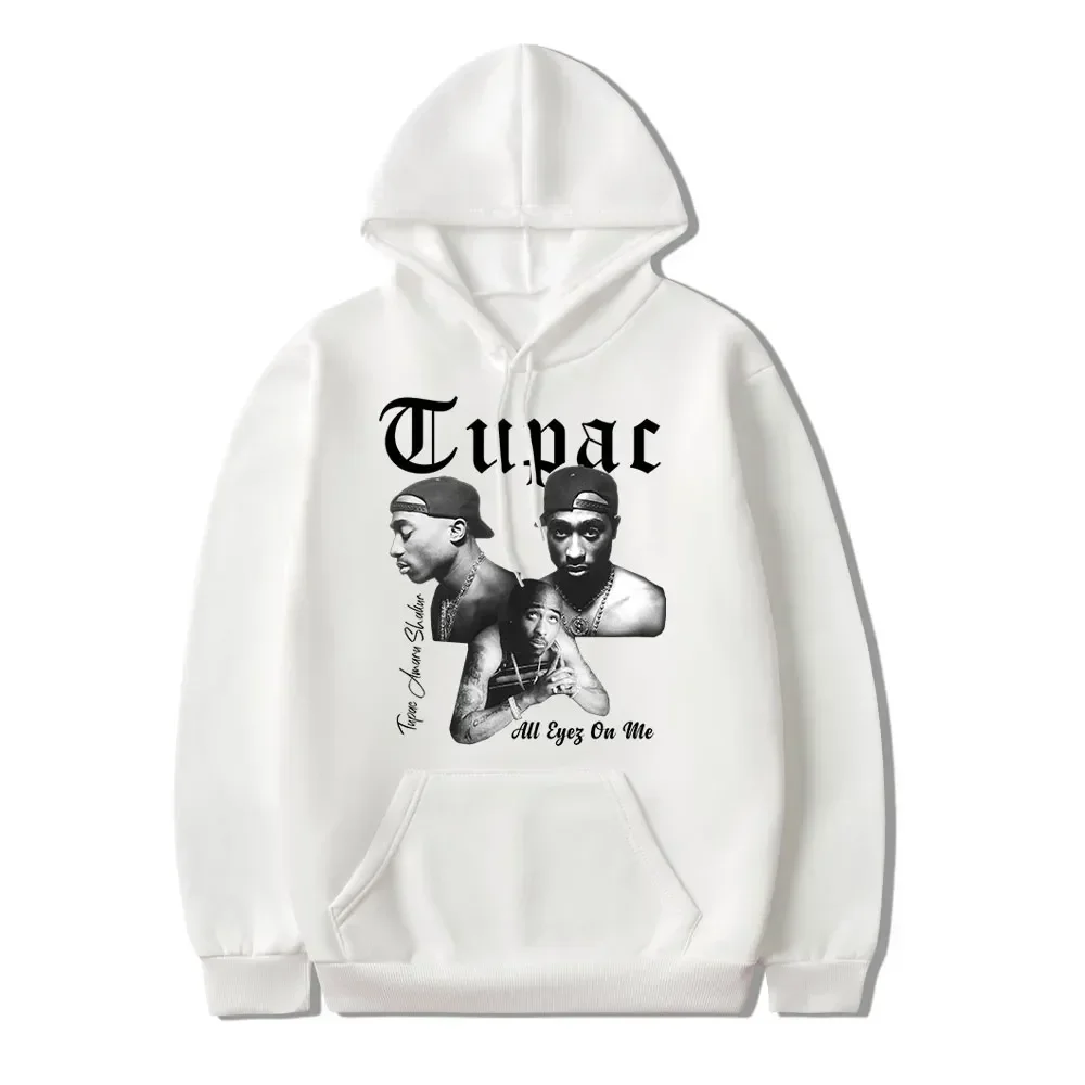 Rapper Tupac 2pac Hoodie Men Women Clothes Sweatshirt Fashion Harajuku Autumn Winter Hoodies Unisex Streetwear Casual Hip Hop