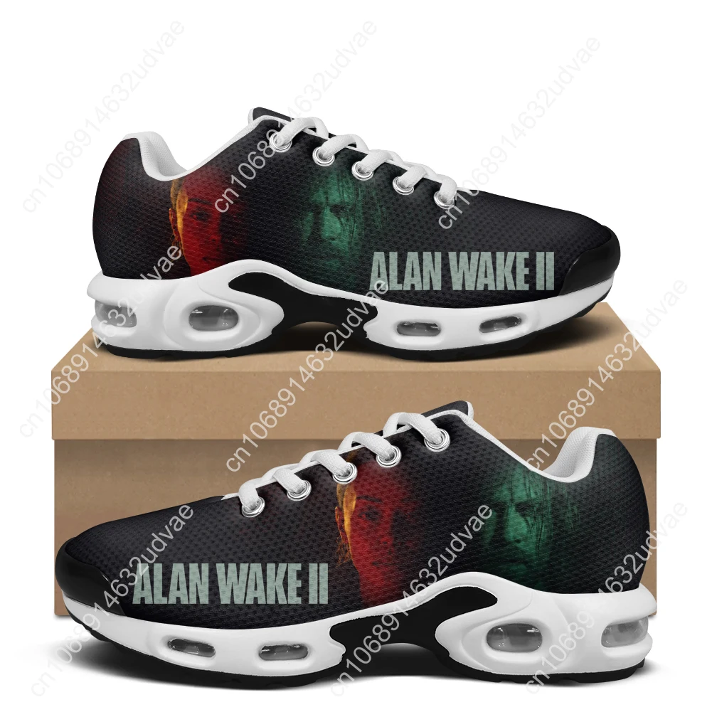 Alan Wake 2 Air Cushion Sneakers Mens Womens Teenager Lightweight Sports shoes High Quality Custom Leisure Mesh Sneaker - Image 2