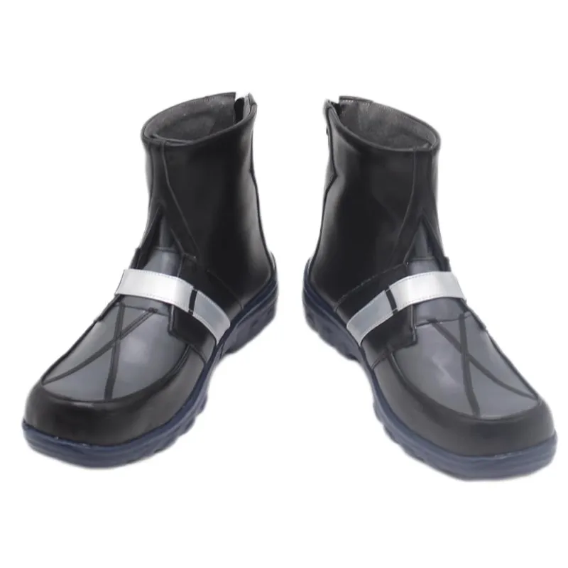 

Games Seth Lowell Cosplay Costumes Shoes Men PU Leather Props Boots for Halloween Carnival Christmas Party Customized