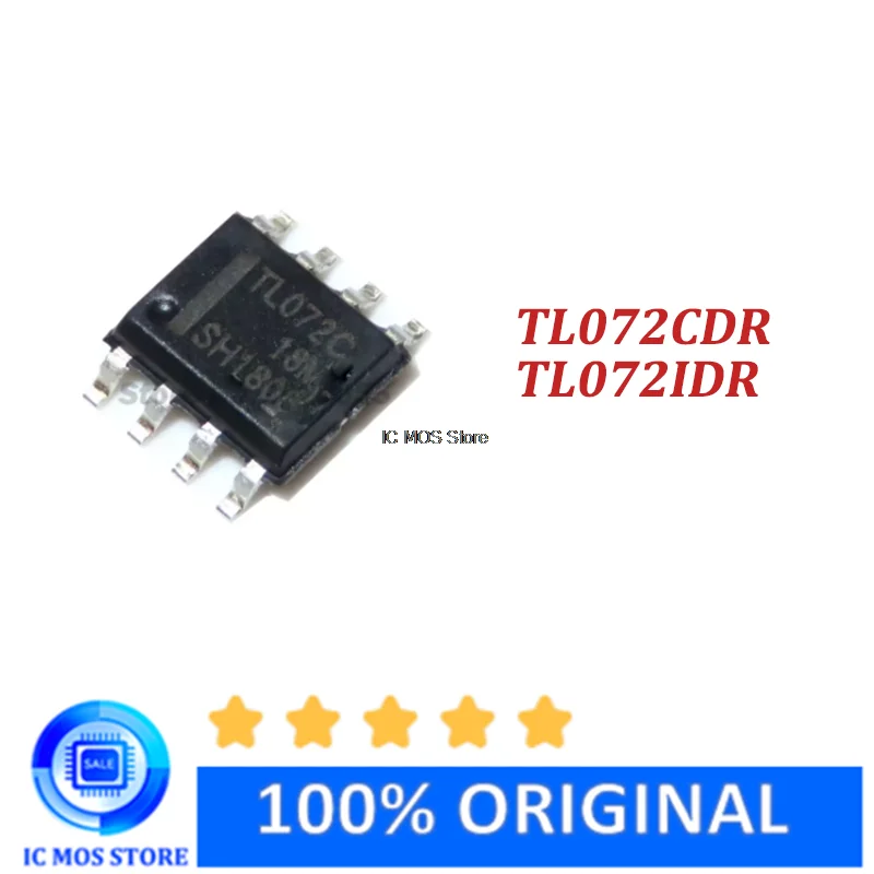 10PCS TL072I TL072IDR TL072C TL072CDR SOP8 Operational amplifier chip