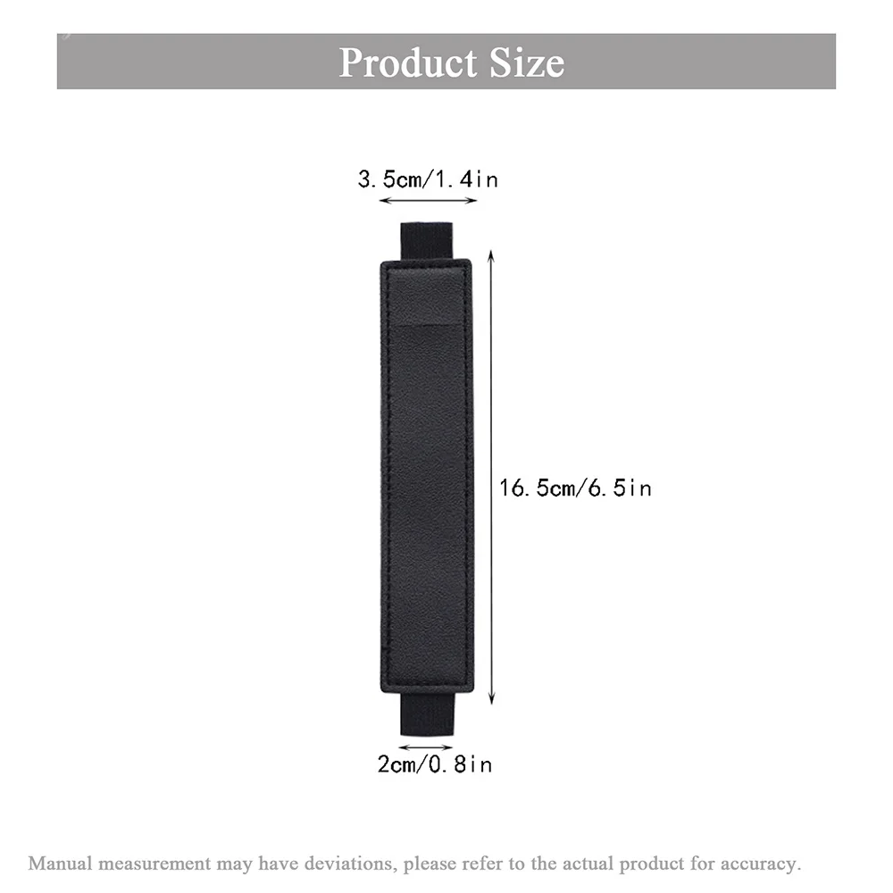 1pc PU Leather Elastic Notebook Band Holders Adjustable Pen Sleeve Pencil Pouch Holder Strap for Notebook Binder image 2