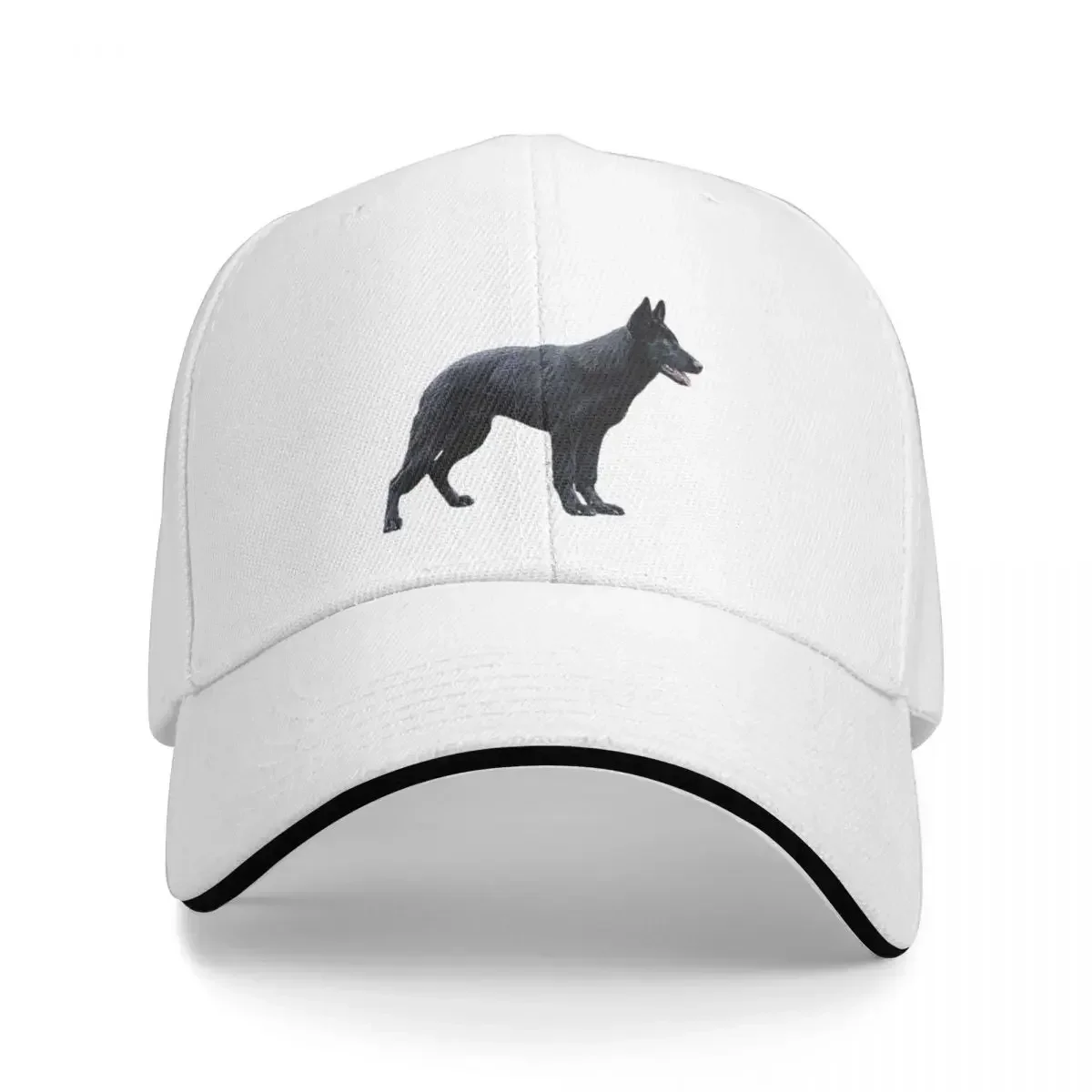 Black German Shepherd GSD Cap Casual Baseball Caps Adjustable Hat Hip Hop Summer Unisex Baseball Hats Customizable Polychromatic