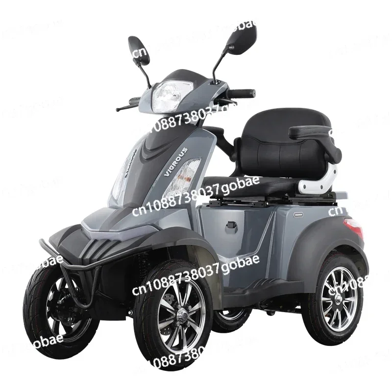 For Disabled Electric Scooter with LED Headlights and 4 Wheels