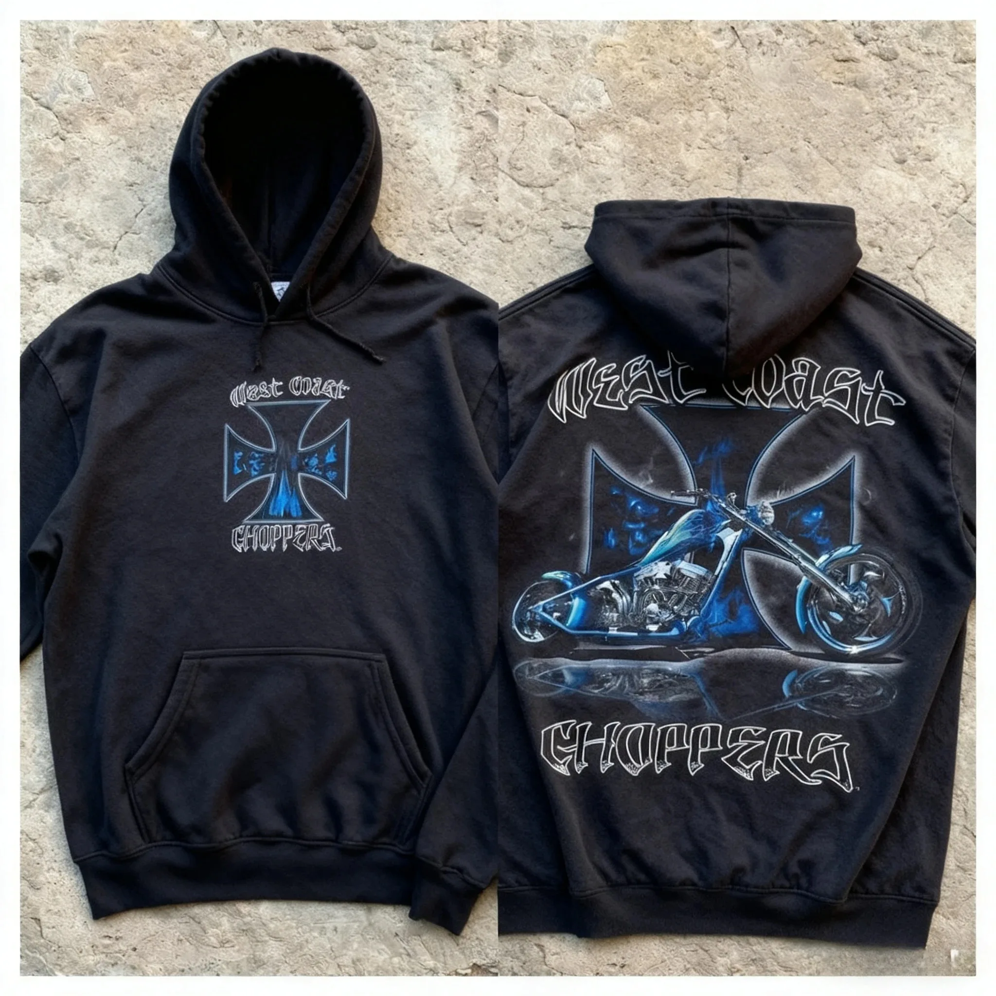 Ropa de calle clásica con estampado de logotipo de la costa oeste, sudaderas con capucha para hombres y mujeres, jerséis de moda Vintage, sudaderas de manga larga cálidas de lana Unisex