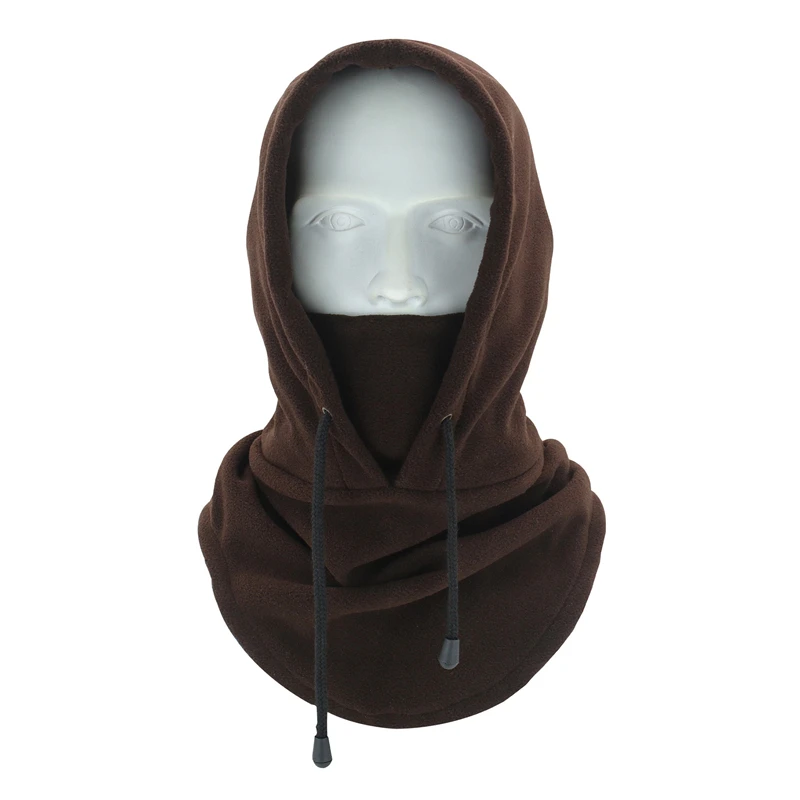 Thermal Fleece Balaclava Hat Hooded Neck Warmer Cycling Face Mask Outdoor Winter Skiing Sport Face Mask Men Cycling Masked Caps image 5