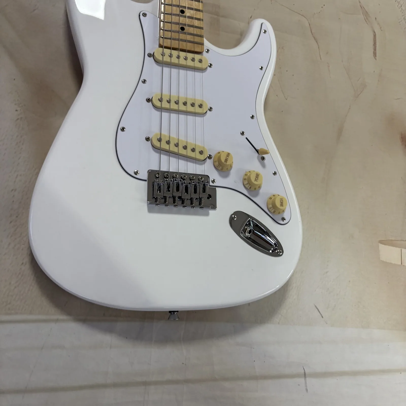 

Звукосниматели SSS для гитары белого цвета 2025 года, кленовый гриф, твердый корпус