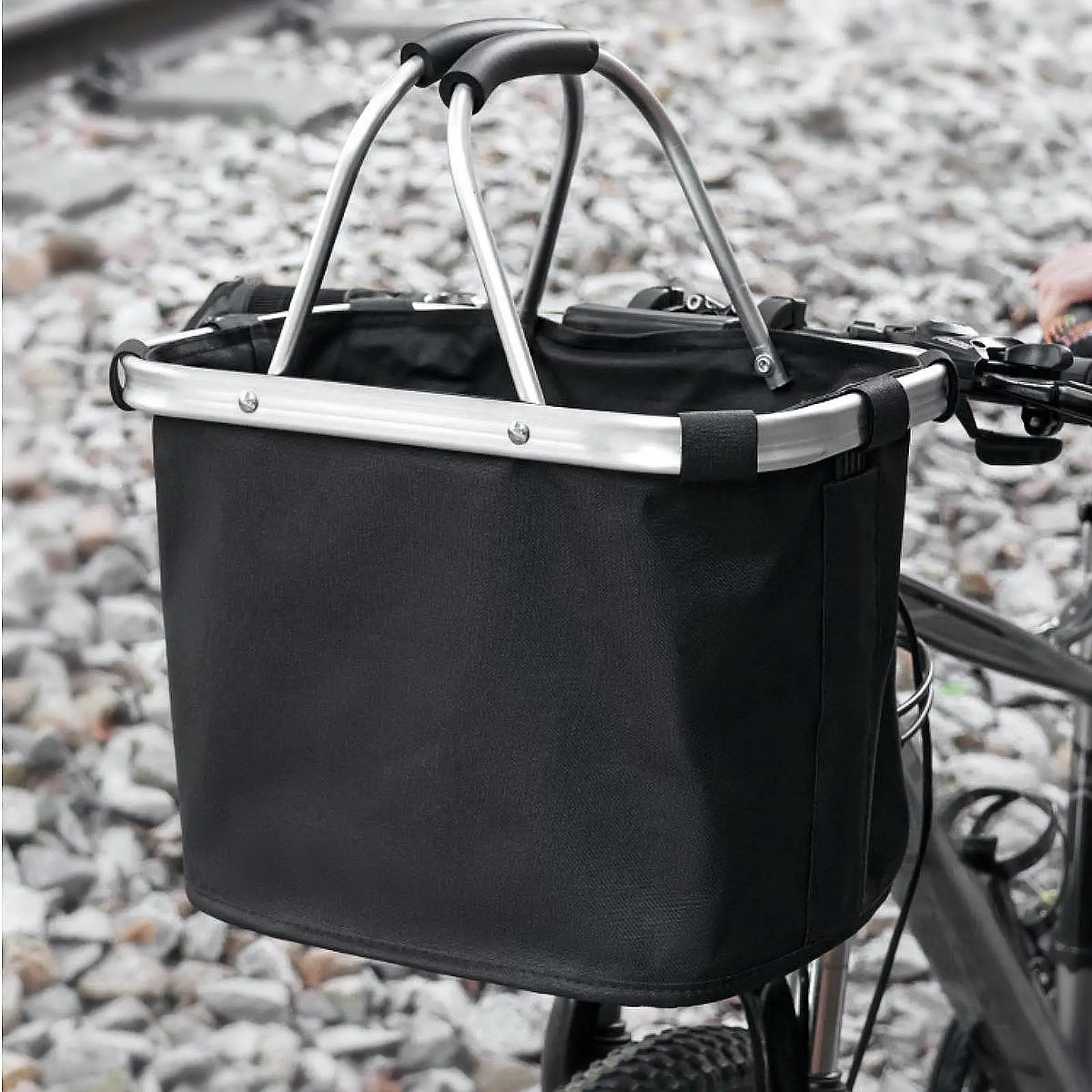 Bike Basket Bike Storage Basket Portable Easy Install Space Saving Bicycle