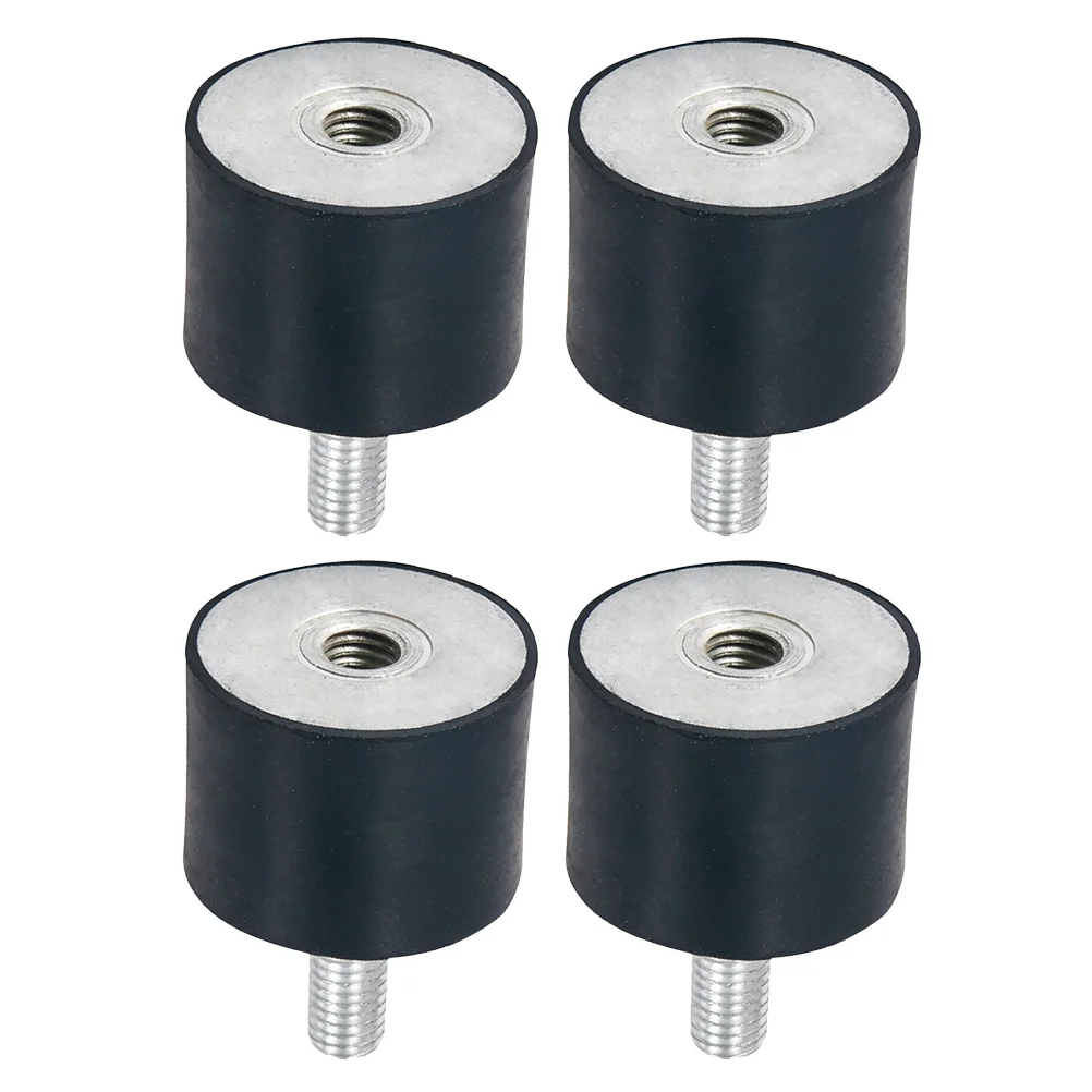 4 Pcs Rubber Shock Absorber Engine Cradle Vibration Car Air Compressor Tools Wire Spool Holder Soft and Hard