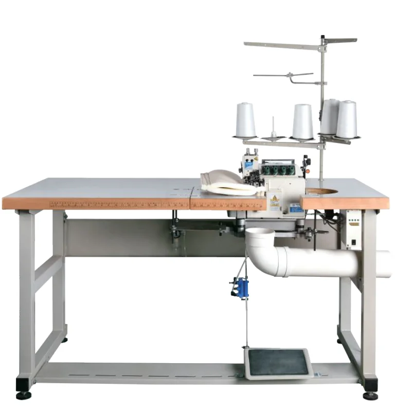 ATV&UTVLong Life ZY988TXB-10 Automatic Needle Stop Position  Heavy Duty  Overlock  Sewing  Machine  for Mattress Bubble