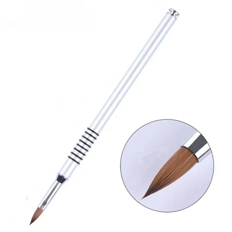 3D Acrylic Nail Art Sculpture Brush Liquid Powder UV Gel Carving Pen Flower Painting Manicure Nails Brush Tools Accessories