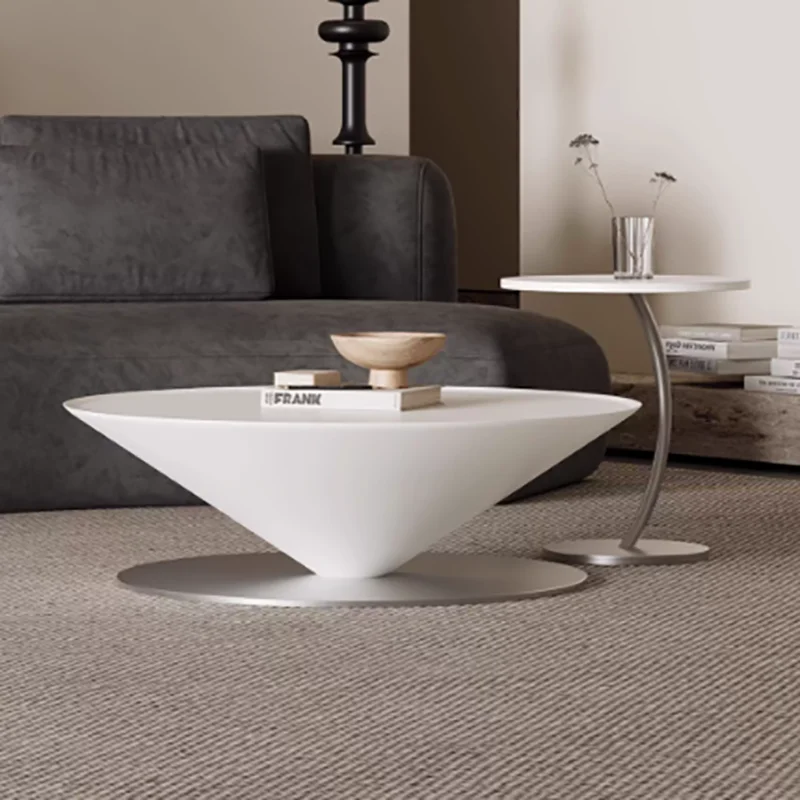 

Minimalist Luxury Coffee Table Round Trendy Modern Unique Coffee Table Living Room Glam Table Basse Design Home Furniture