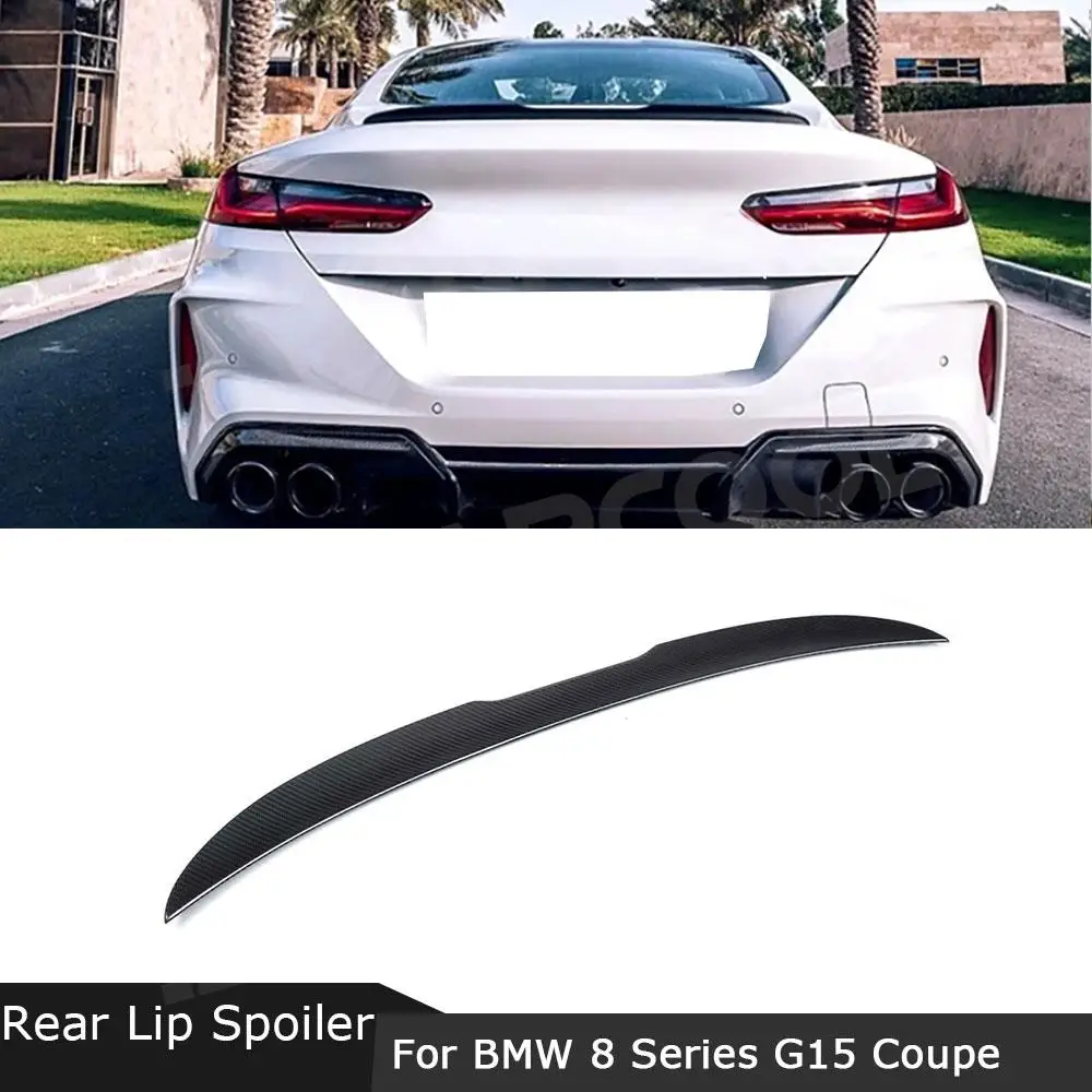 

Rear Trunk Spoiler Wing for BMW 8 Series G15 Coupe 2019-2022 Carbon Fiber Boot Lip Rear Spoiler FRP Car External Decoration