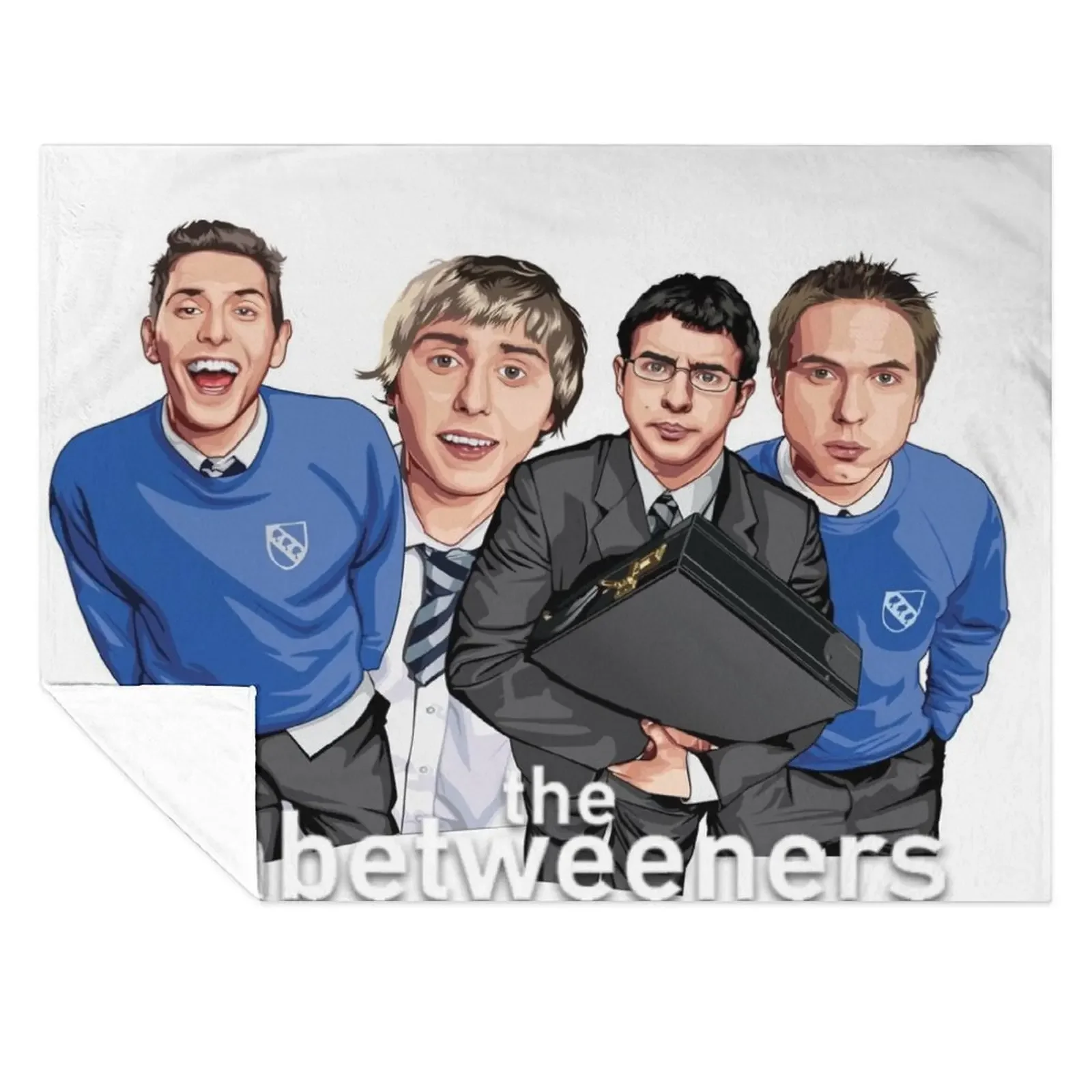 

The Inbetweeners Throw Blanket Sofa Flannel Polar blankets and throws Blankets