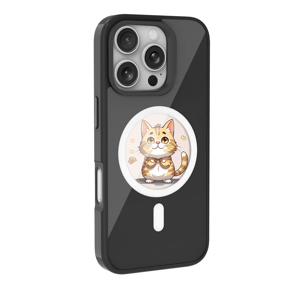 

Smart Ink Phone Case for iPhone 16 HD Four Color E Ink Screen with NFC Transfer,DIY Photo Display Digital Phone Case,Cu