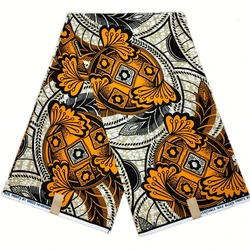 100% Cotton Soft African Guaranteed Veritable Ankara Wax Fabric Real Wax For Dresses 2024 High Quality African Wax Print Fabric