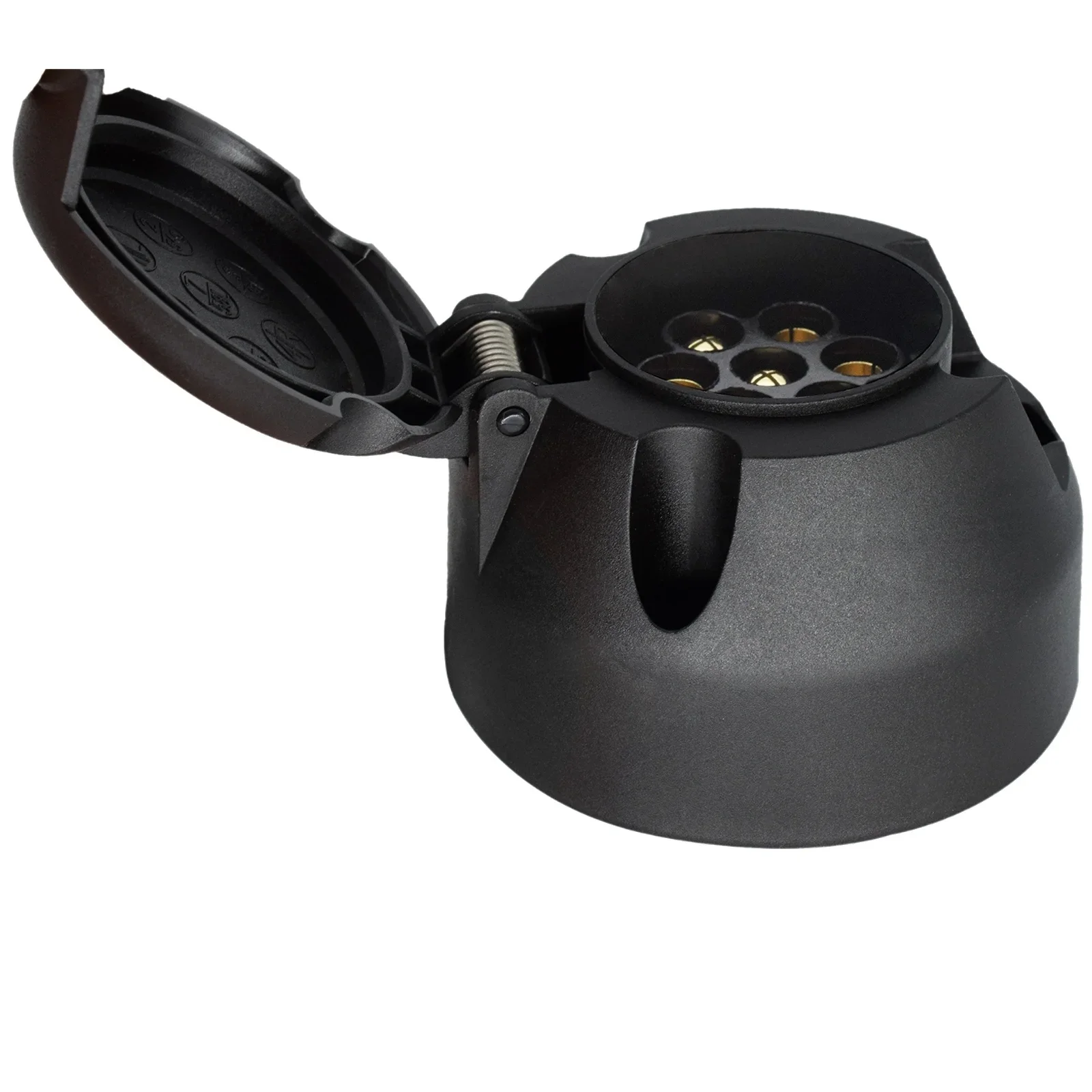 

7 Pin 12V Trailer Wiring Socket Towbar Towing Converter For Caravan Truck Durable Plug Socket Adapter Protector Connections