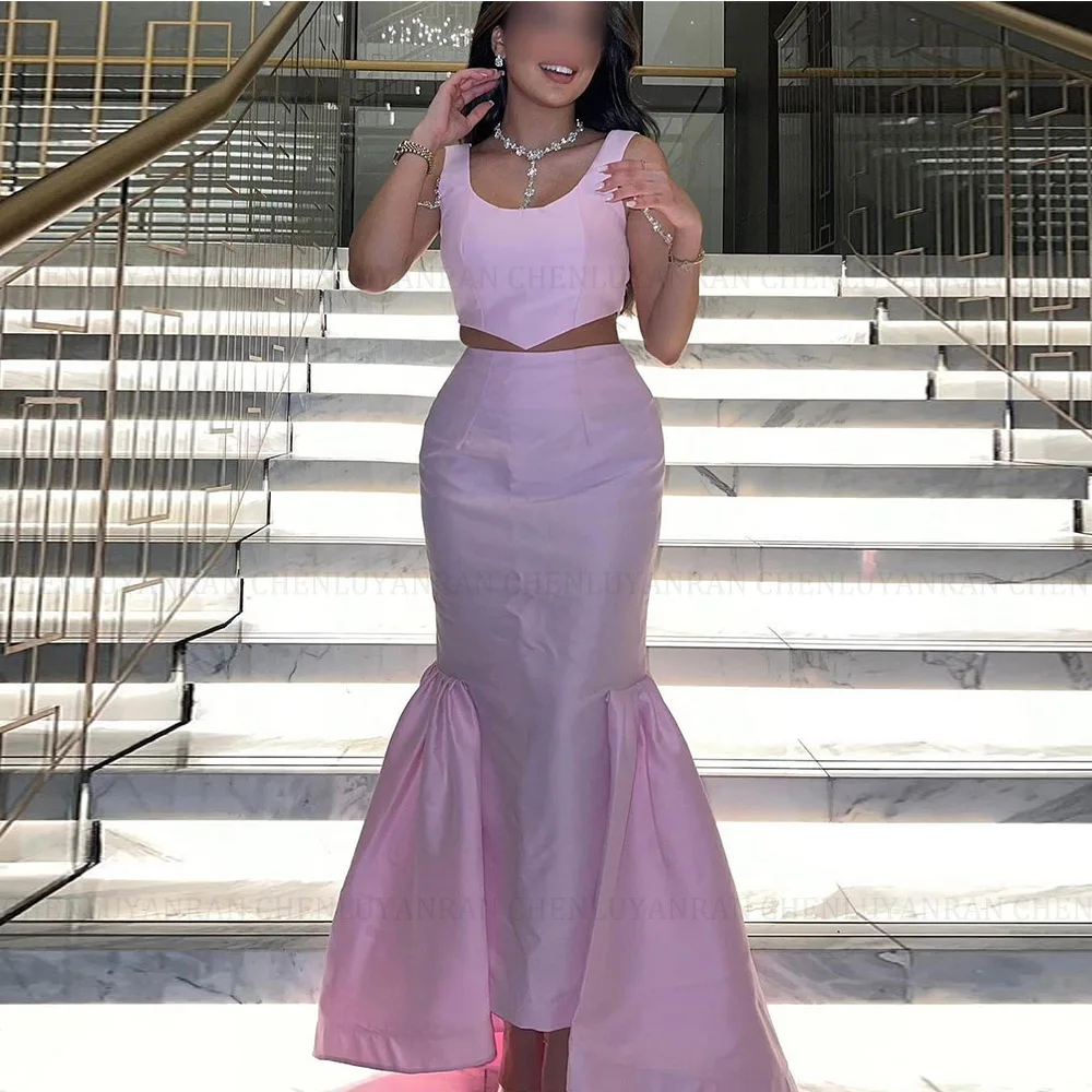 

MOLISA индивидуальное вечернее платье-кафтан в Дубае без рукавов, сплошной цвет, укороченный топ, атласные атласные платья на заказ