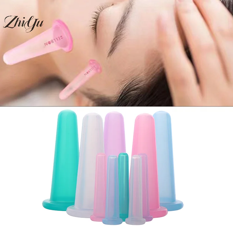 

Health Care Facial Silicone Cans Cupping Cups Lifting Massage Chinese Cupping Set Small Mini Eye Cup Vacuum Cups Popularity