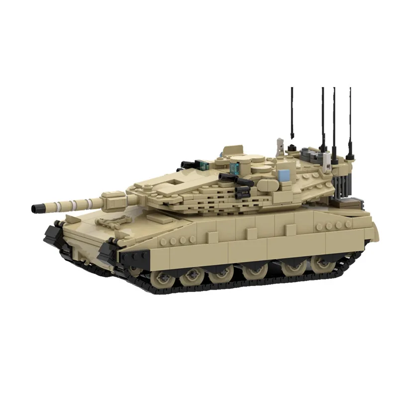 AIAIAITOY Military Merkava Mk4 Tank Building Blocks Bricks Set Kids Toys Gifts For Boys & Girls