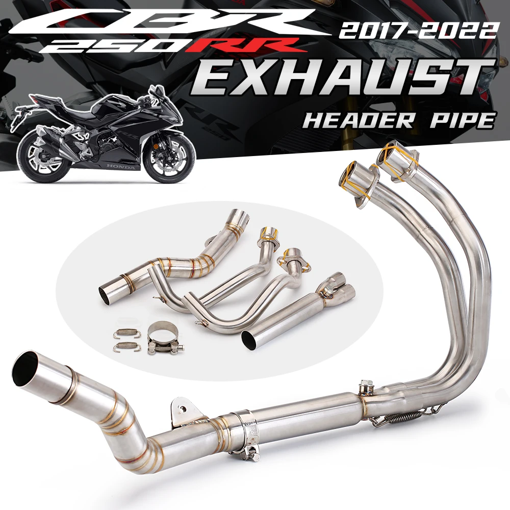 

for cbr250rr cbr250 full system exhaust link pipe 2017-2022