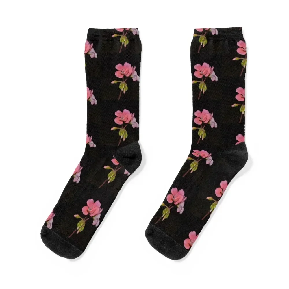 

Geranium Socks funny gifts funny sock shoes Luxury Woman Socks Men's