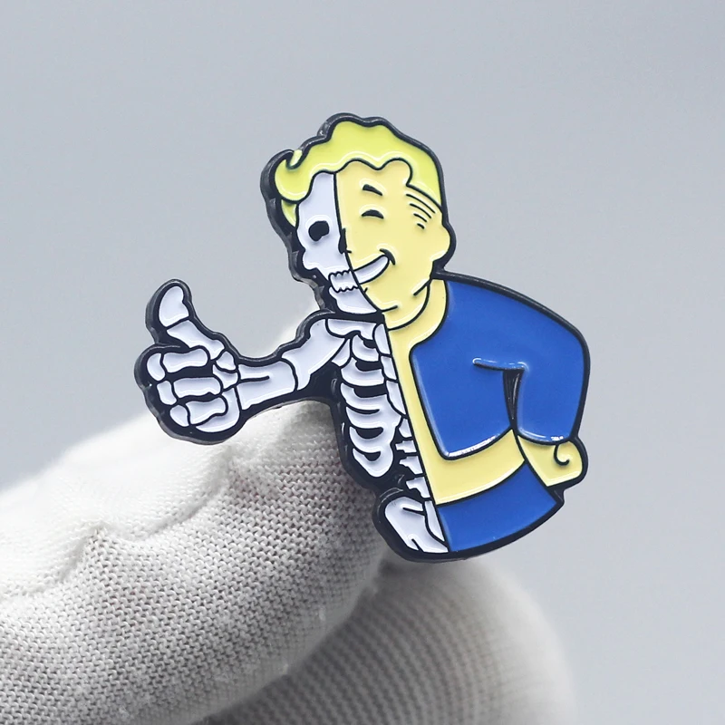 Classic Game Figure Metal Brooch Cartoon Little Boy Decorate Badge Send Friend Fans Boutique Medal Gift pin