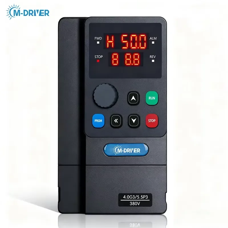 220V 4KW AC Drive VFD Inverter Constant Pressure Water Supply Three Phase Building Pump Vector Control Triple Output RS485