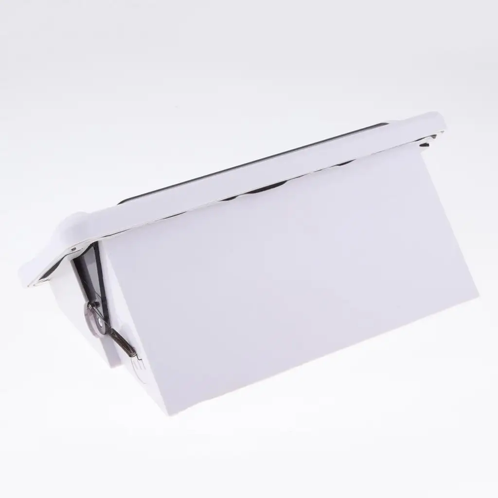 

Radio Splash Guard Waterproof Marine Cover Case ABS Plastic Flush Mount Enclosure for Caravans