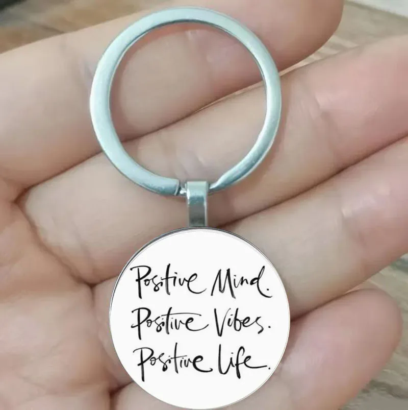 1 Inspiring Front Pattern Keychain