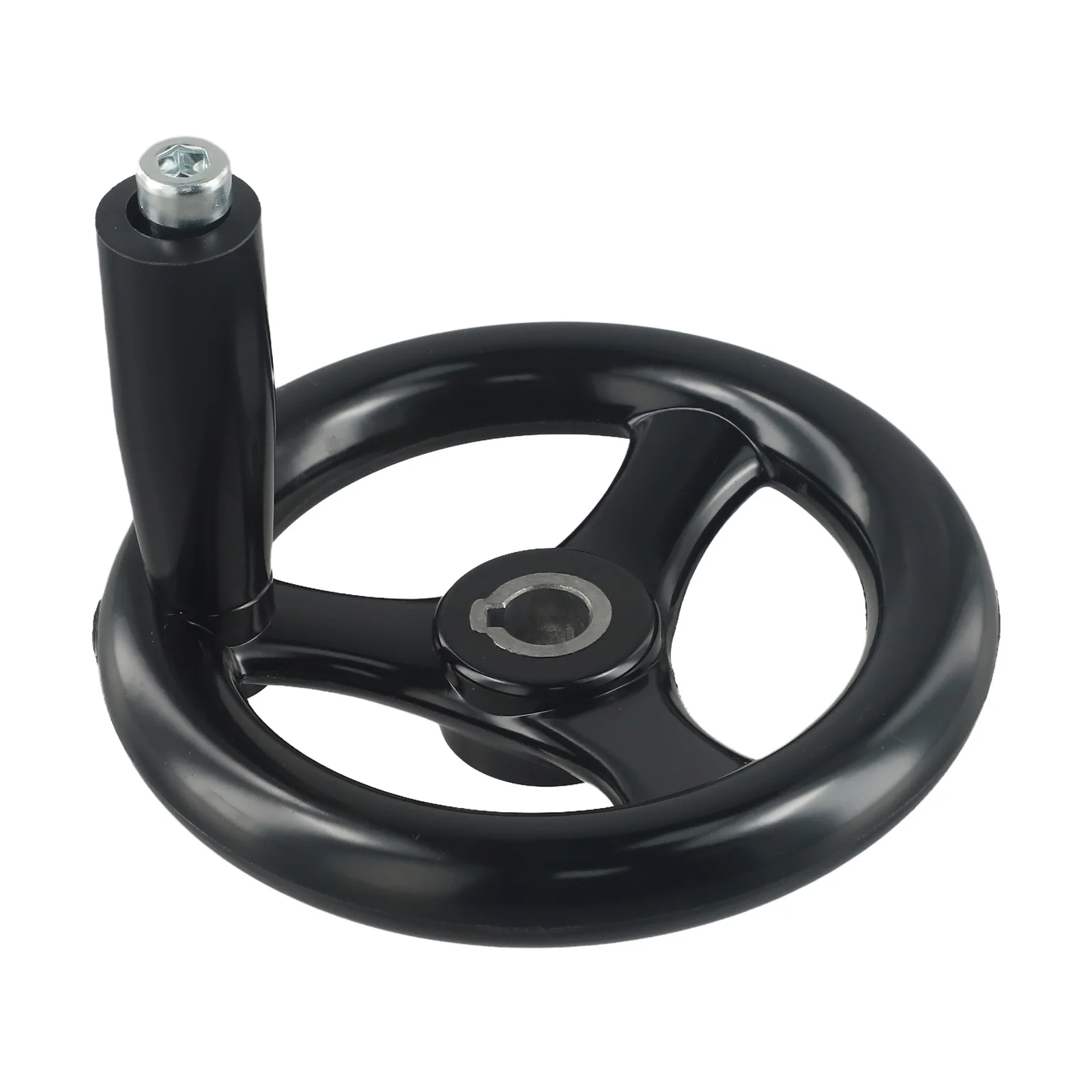 1 szt. Tokarka frezarka koło zamachowe D125/200/100/160mm 3 szprychy koło ręczne z obrotowym uchwytem do frezarki tokarki szlifierki